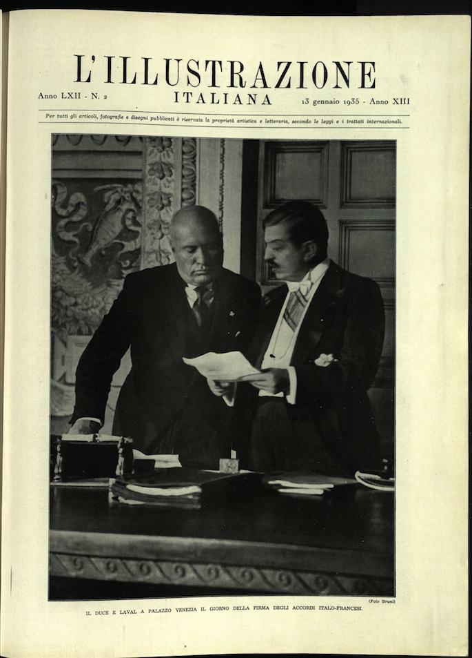 L'ILLUSTRAZIONE ITALIANA. 13 Gennaio 1935. Anno 62 - N. 2.