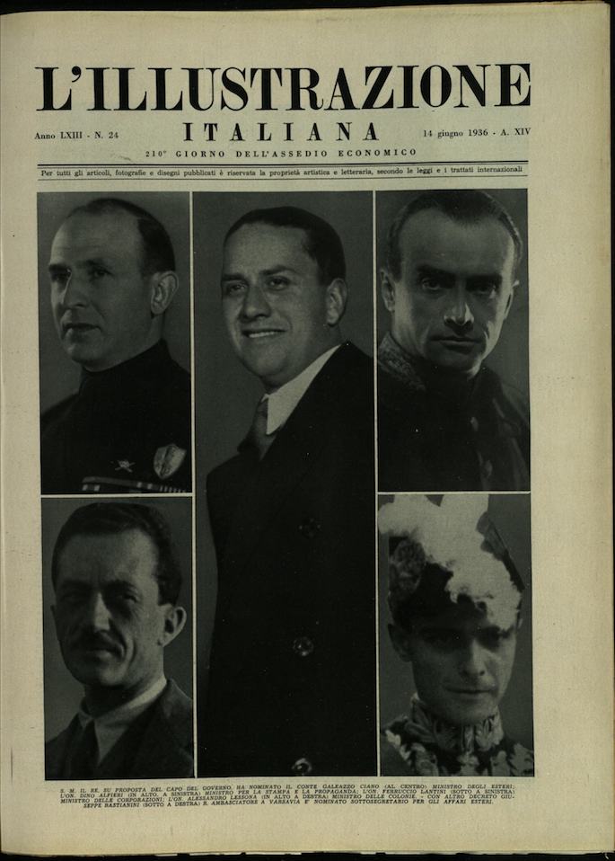 L'ILLUSTRAZIONE ITALIANA. 14 Giugno 1936. Anno 63 - N. 24.