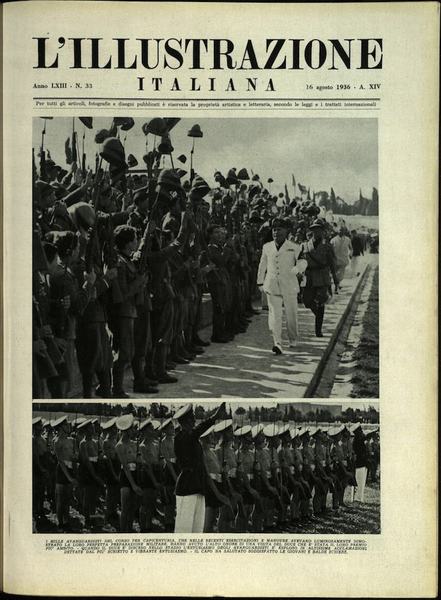 L'ILLUSTRAZIONE ITALIANA. 16 Agosto 1936. Anno 63 - N. 33.