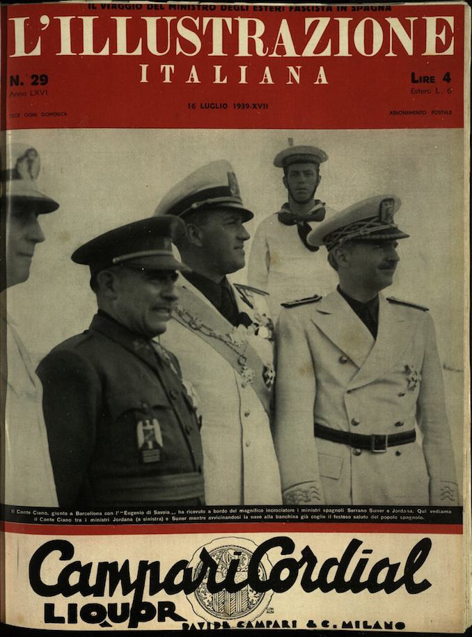 L'ILLUSTRAZIONE ITALIANA. 16 Luglio 1939. Anno 66 - N. 29.