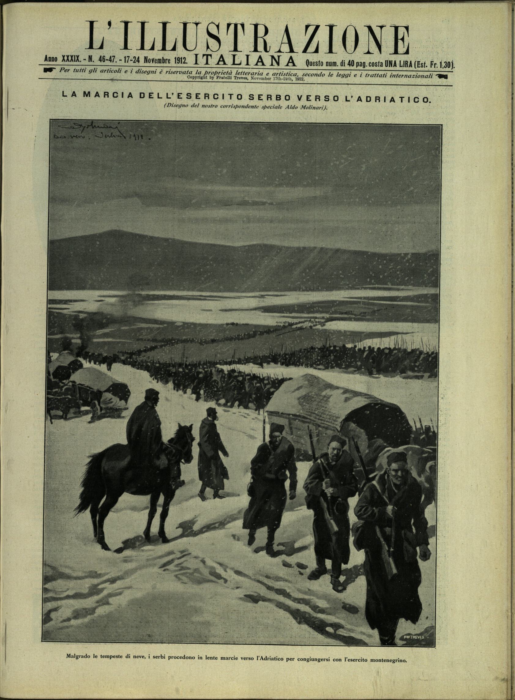 L'ILLUSTRAZIONE ITALIANA. 17-24 Novembre 1912. Anno XXXIX - N. 46/47.