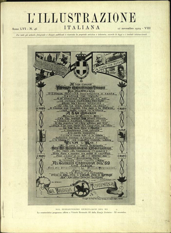 L'ILLUSTRAZIONE ITALIANA. 17 Novembre 1929. Anno 56 - N. 46.