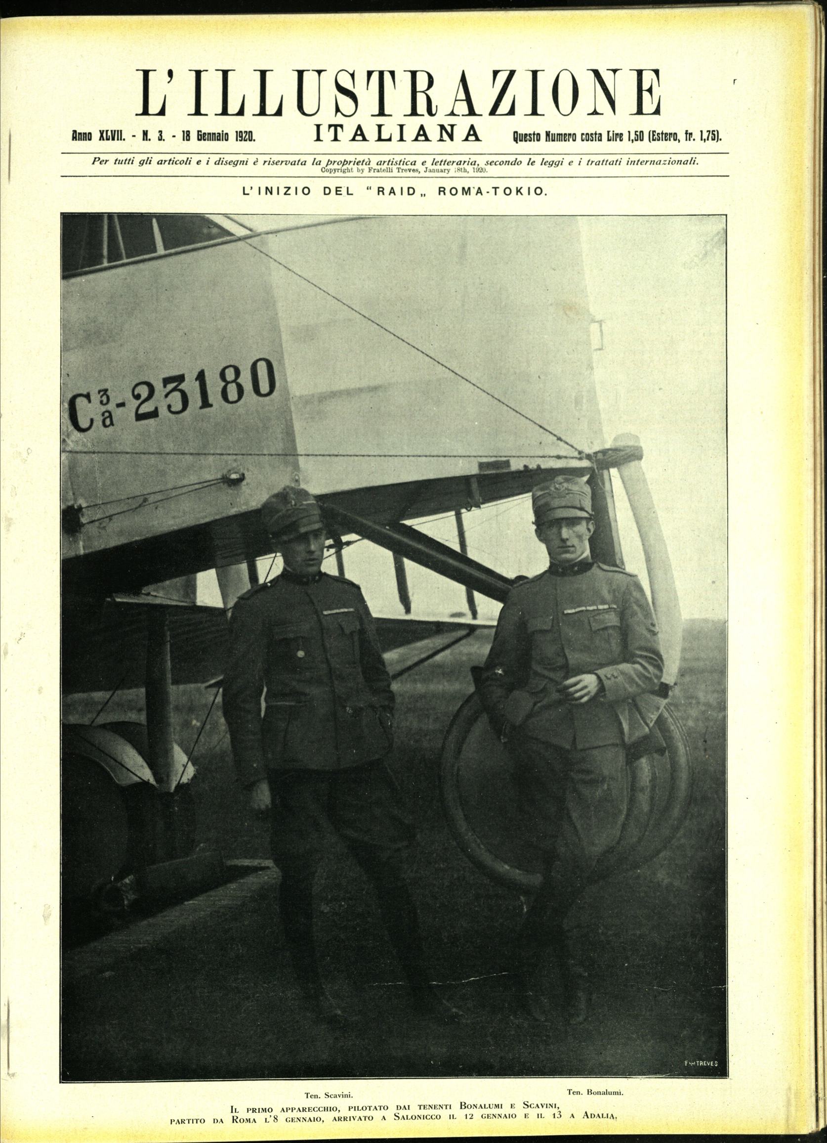 L'ILLUSTRAZIONE ITALIANA. 18 Gennaio 1920. Anno XLVII - N. 3.