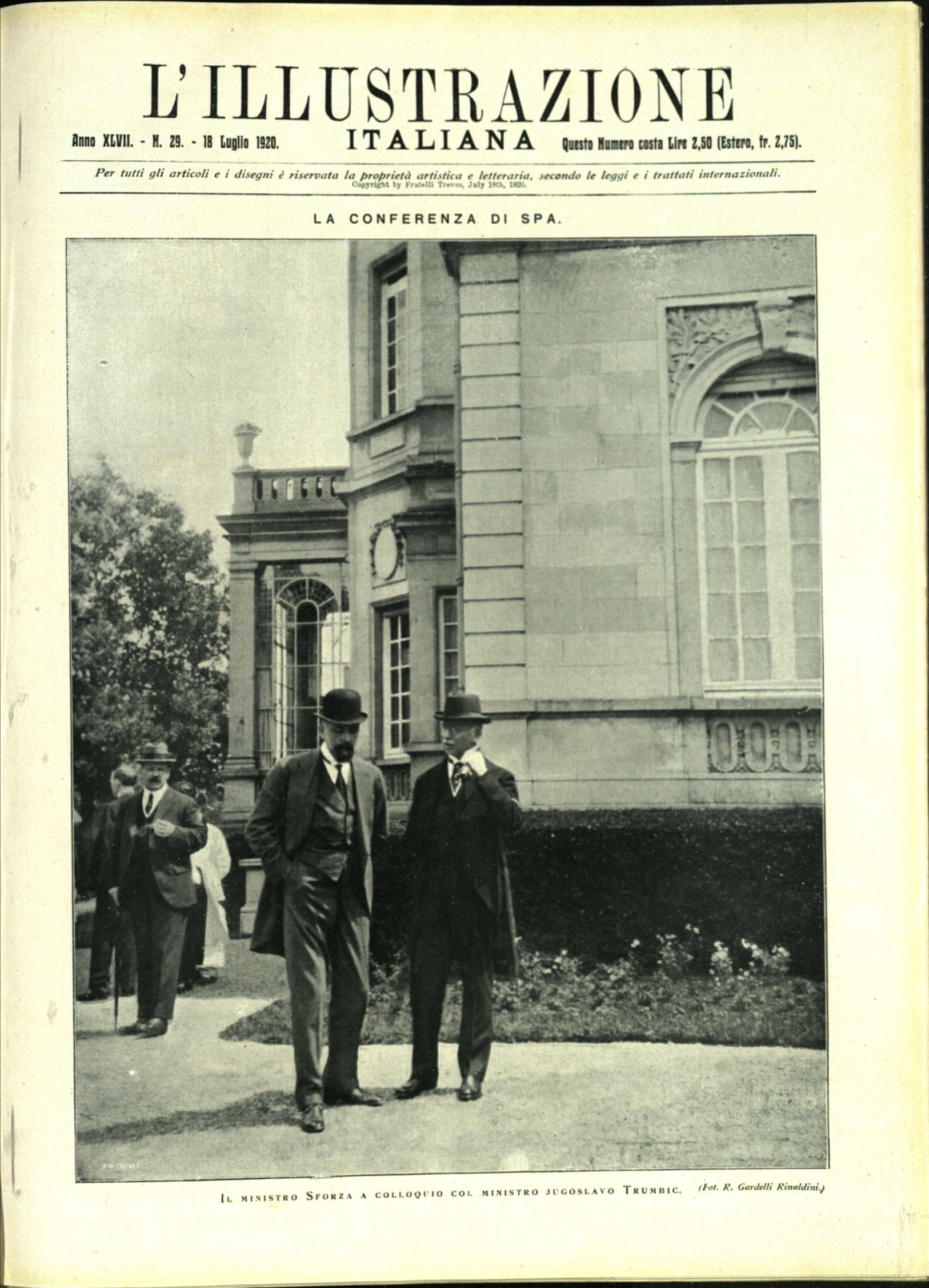 L'ILLUSTRAZIONE ITALIANA. 18 Luglio 1920. Anno XLVII - N. 29.