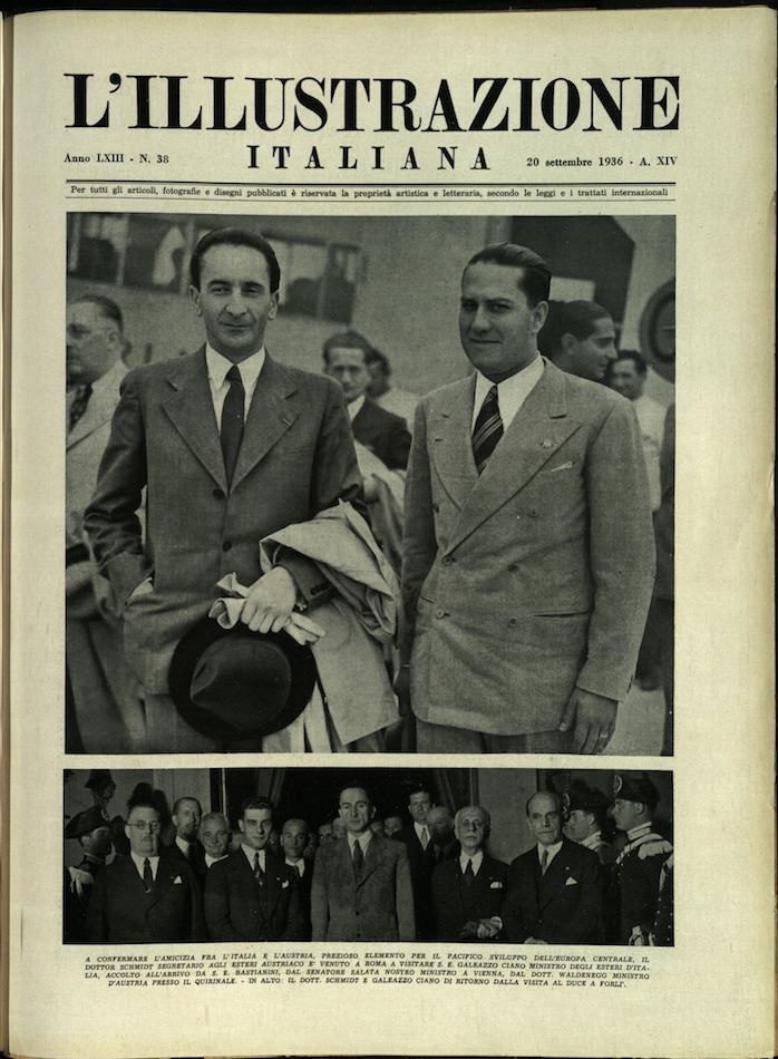 L'ILLUSTRAZIONE ITALIANA. 20 Settembre 1936. Anno 63 - N. 38.