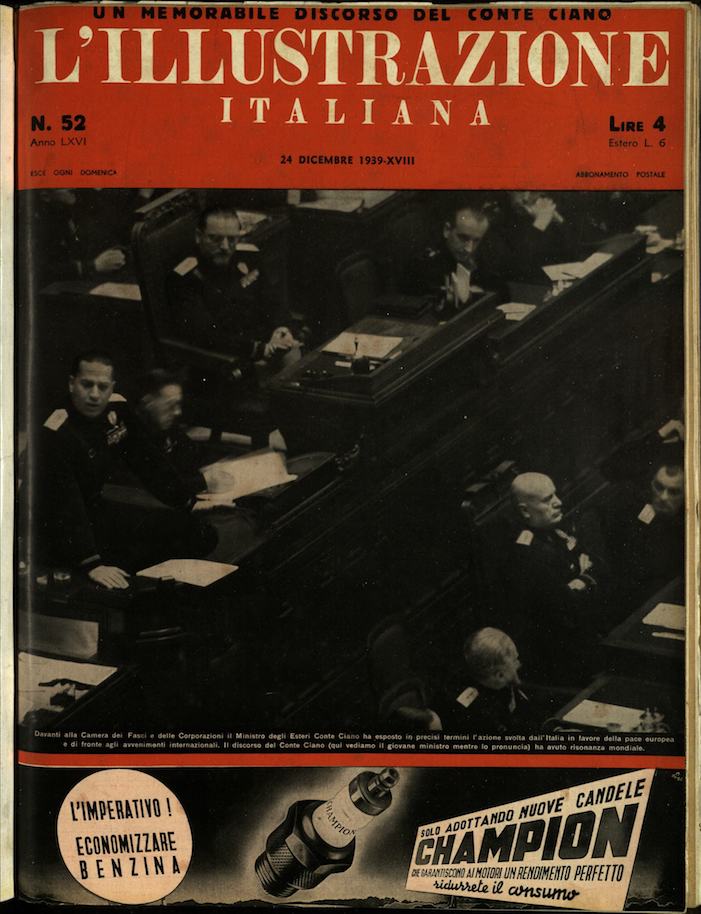 L'ILLUSTRAZIONE ITALIANA. 24 Dicembre 1939. Anno 66 - N. 52.
