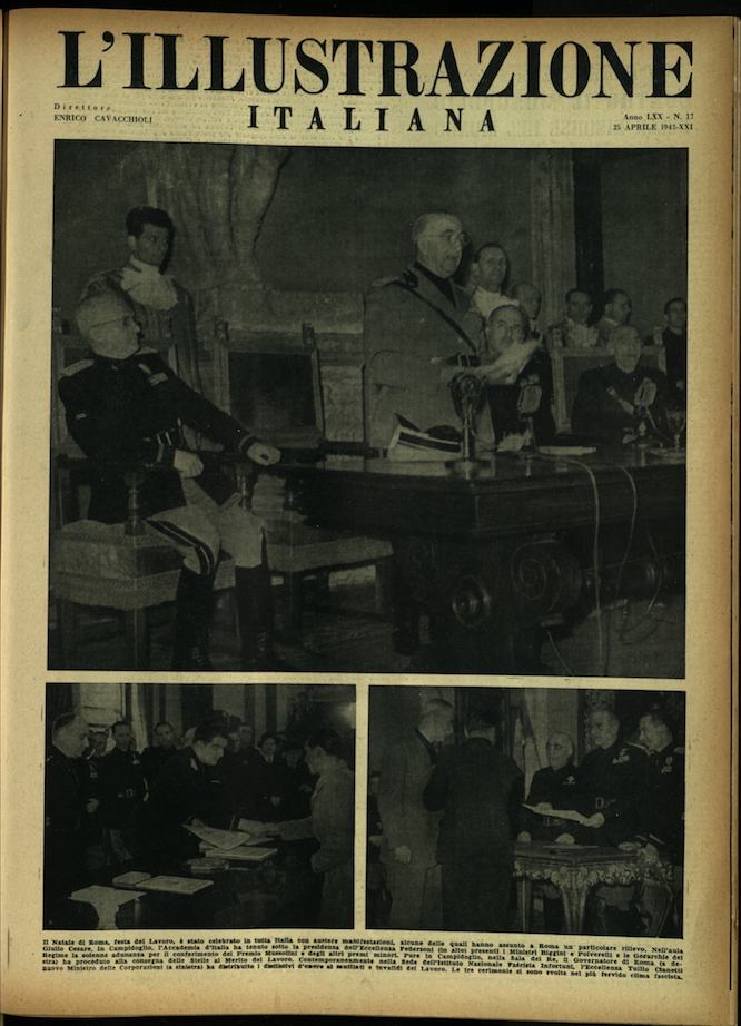 L'ILLUSTRAZIONE ITALIANA. 25 Aprile 1943. Anno 70 - N. 17.