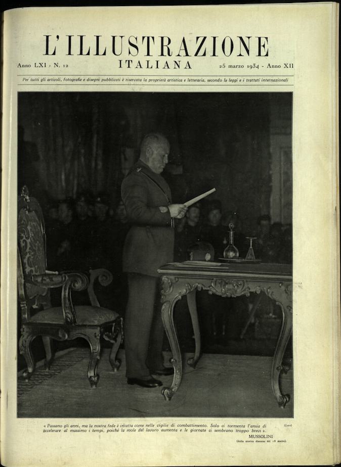 L'ILLUSTRAZIONE ITALIANA. 25 Marzo 1934. Anno 61 - N. 12.