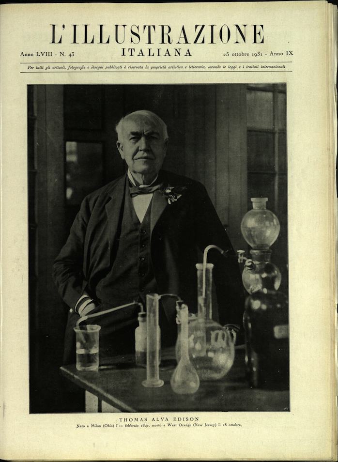 L'ILLUSTRAZIONE ITALIANA. 25 Ottobre 1931. Anno 58 - N. 43.