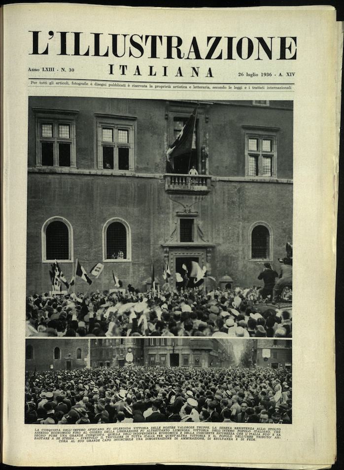 L'ILLUSTRAZIONE ITALIANA. 26 Luglio 1936. Anno 63 - N. 30.
