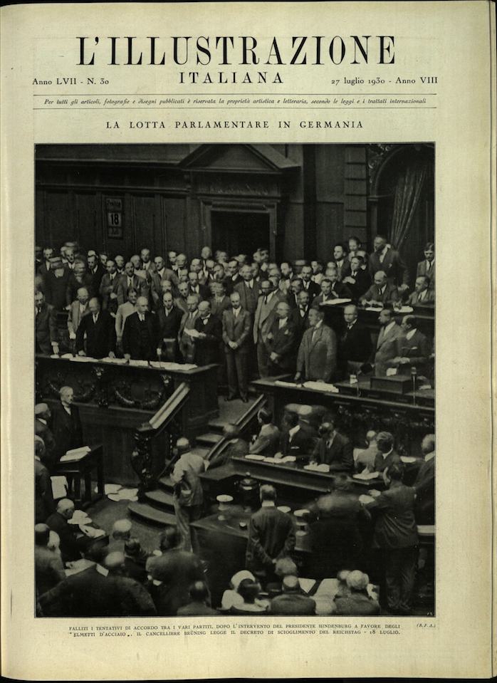 L'ILLUSTRAZIONE ITALIANA. 27 Luglio 1930. Anno 57 - N. 30.