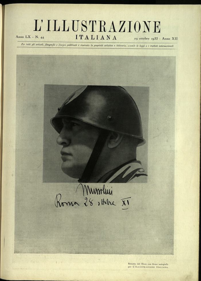 L'ILLUSTRAZIONE ITALIANA. 29 Ottobre 1933. Anno 60 - N. 44.