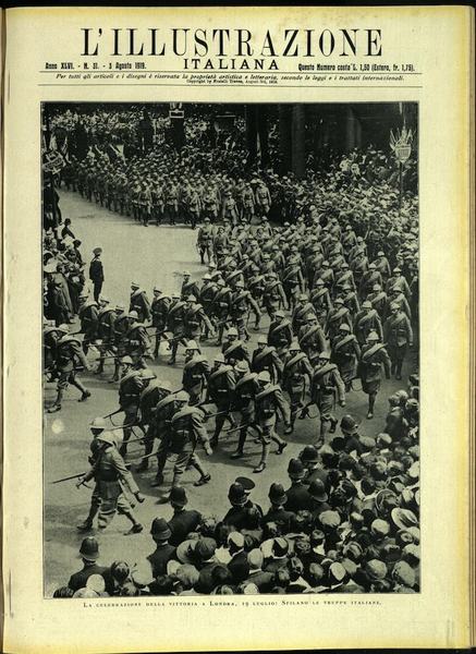 L'ILLUSTRAZIONE ITALIANA. 3 Agosto 1919. Anno XLVI - N. 31.