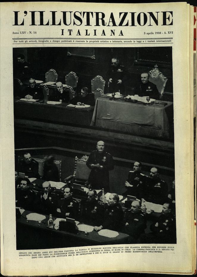 L'ILLUSTRAZIONE ITALIANA. 3 Aprile 1938. Anno 65 - N. 14.
