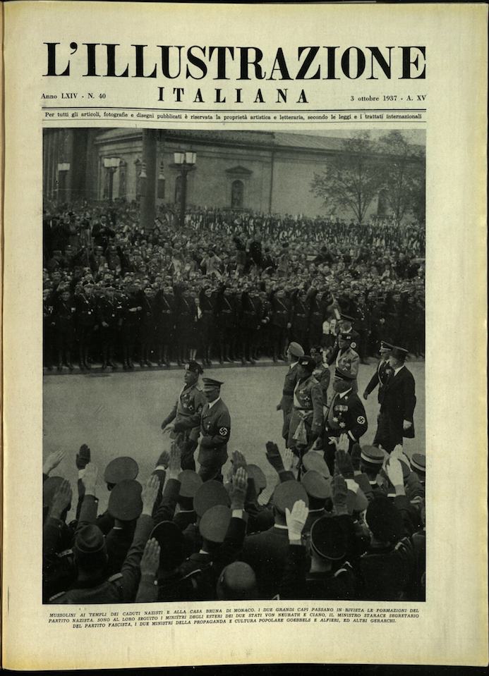 L'ILLUSTRAZIONE ITALIANA. 3 Ottobre 1937. Anno 64 - N. 40.