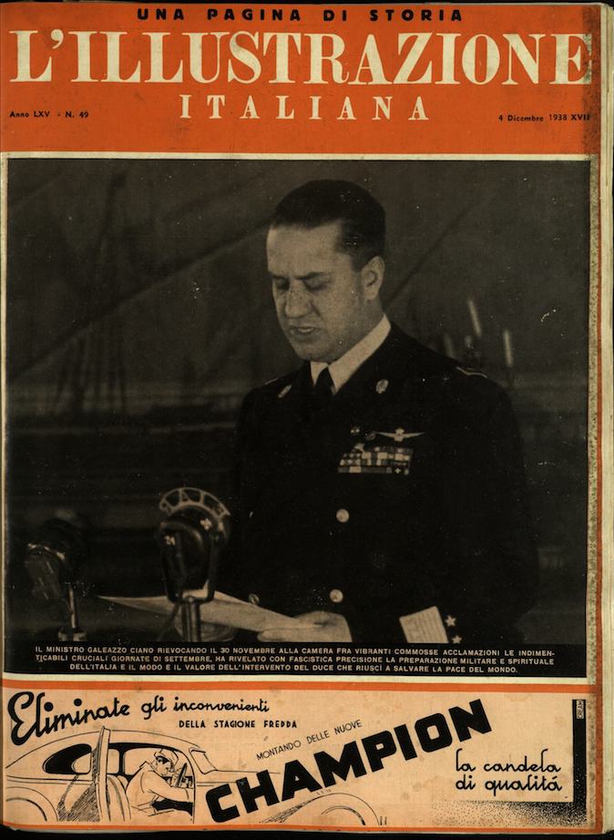 L'ILLUSTRAZIONE ITALIANA. 4 Dicembre 1938. Anno 65 - N. 49.