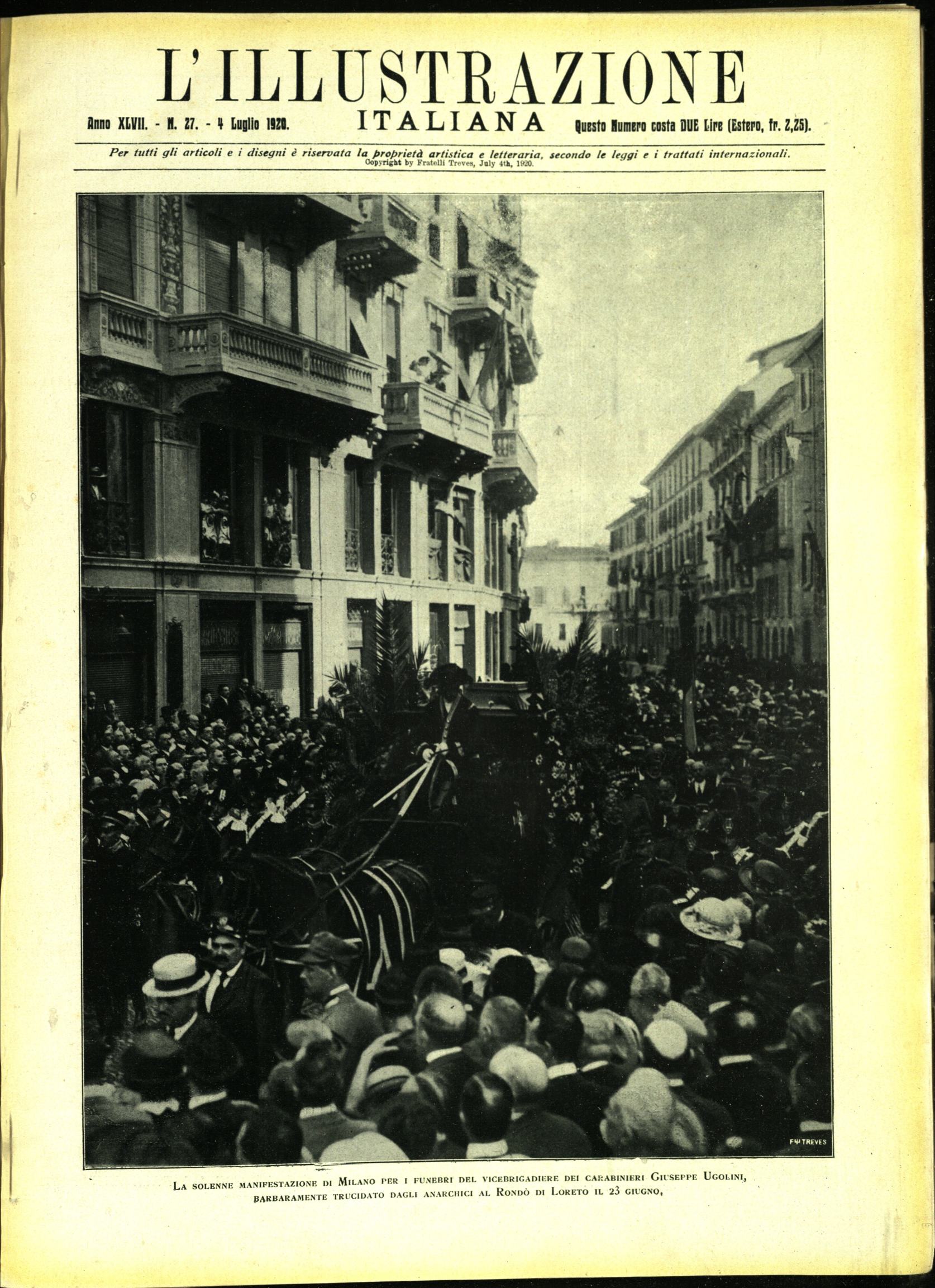 L'ILLUSTRAZIONE ITALIANA. 4 Luglio 1920. Anno XLVII - N. 27.