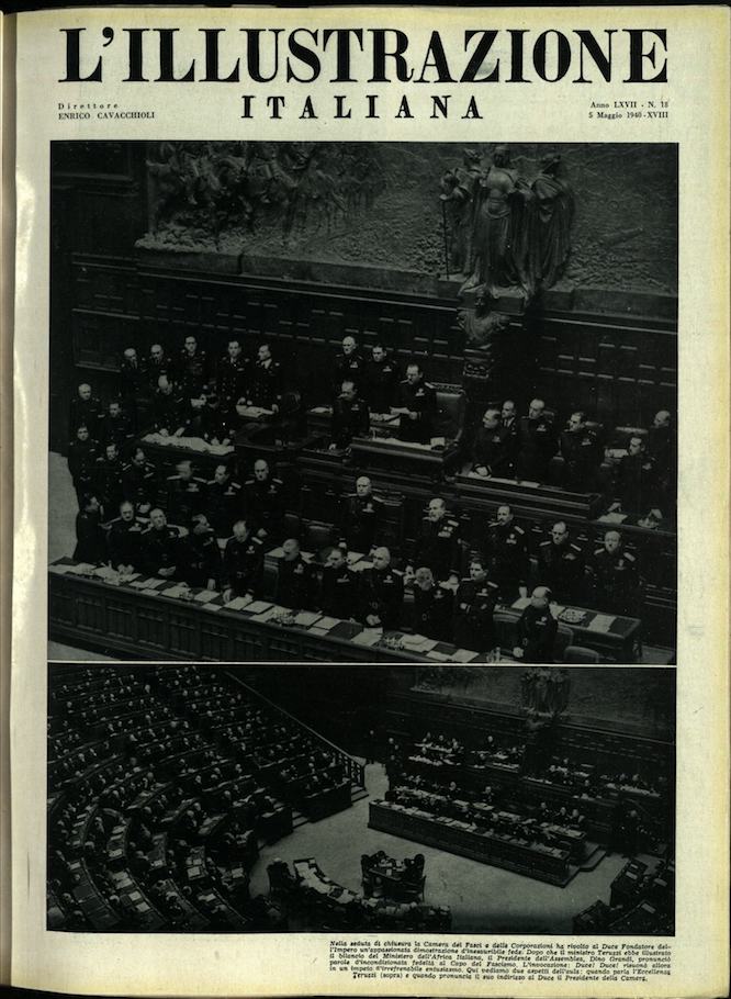L'ILLUSTRAZIONE ITALIANA 5 Maggio 1940 Anno 67 - N. 18