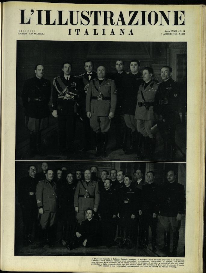 L'ILLUSTRAZIONE ITALIANA 7 Aprile 1940 Anno 67 - N. 14
