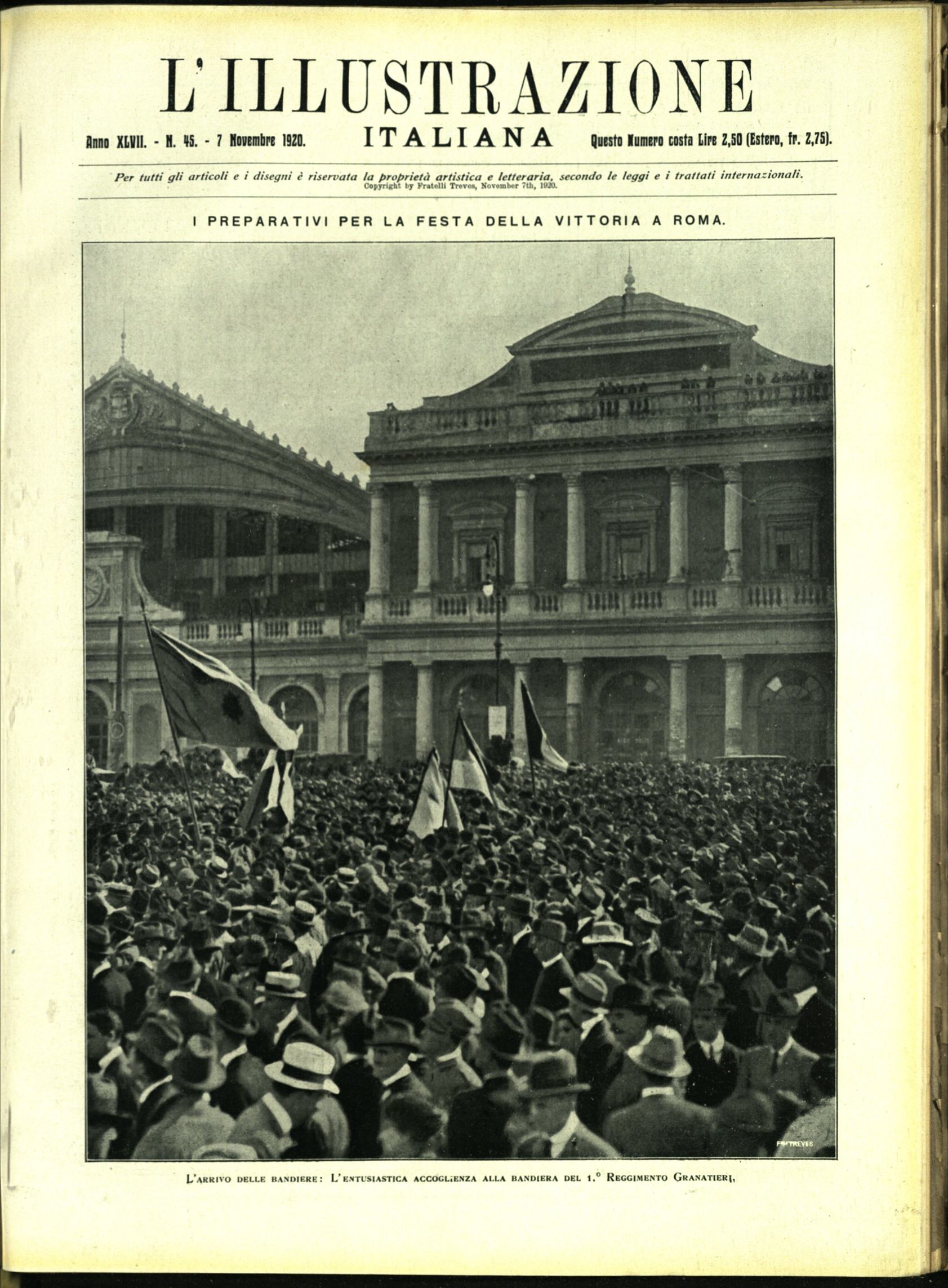 L'ILLUSTRAZIONE ITALIANA. 7 Novembre 1920. Anno XLVII - N. 45.