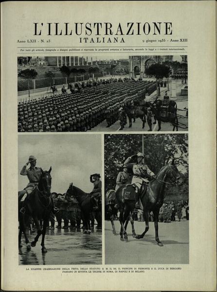 L'ILLUSTRAZIONE ITALIANA. 9 Giugno 1935. Anno 62 - N. 23.