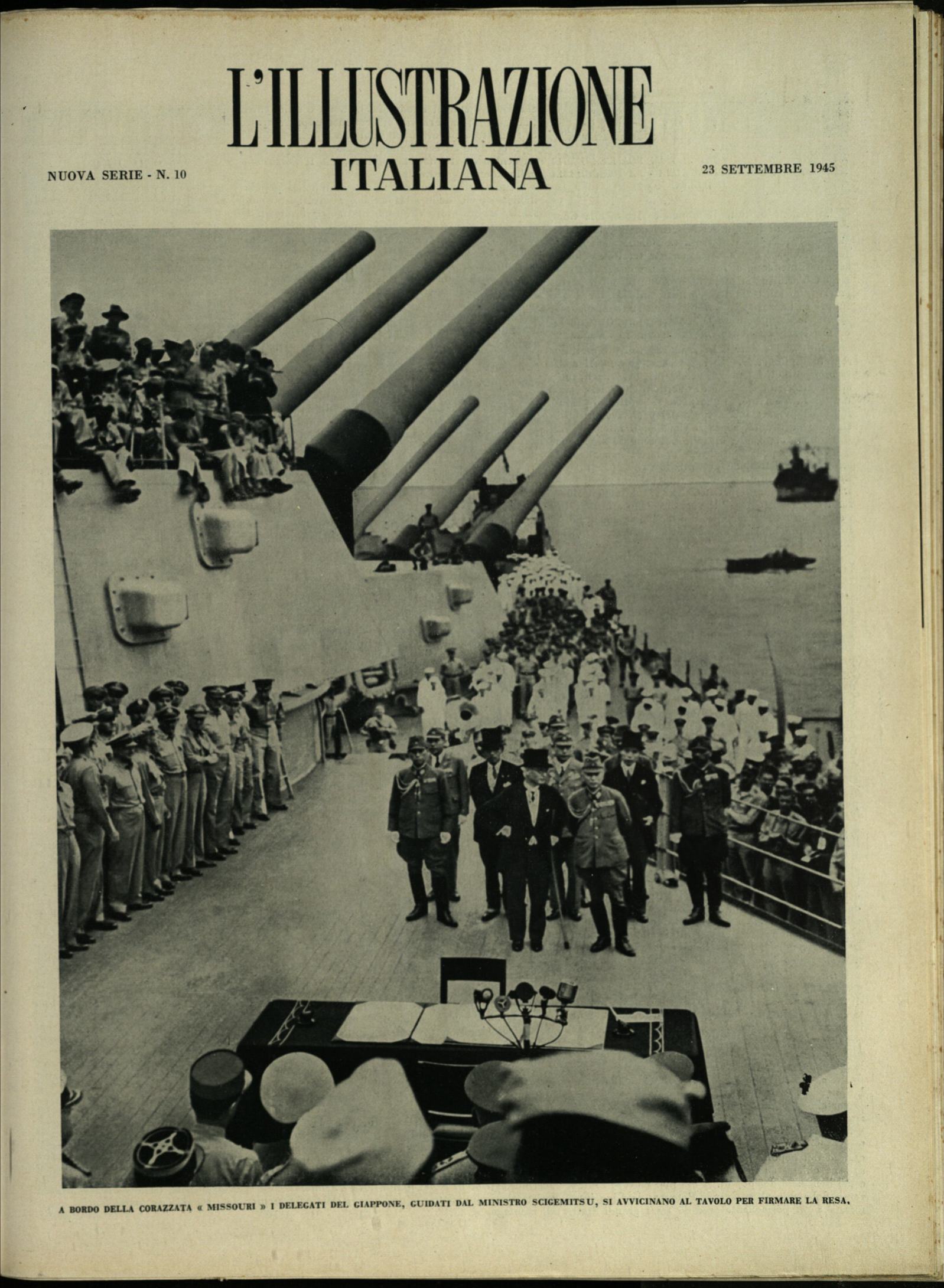 L'ILLUSTRAZIONE ITALIANA. Nuova Serie. 23 Settembre 1945. Anno 72 - …