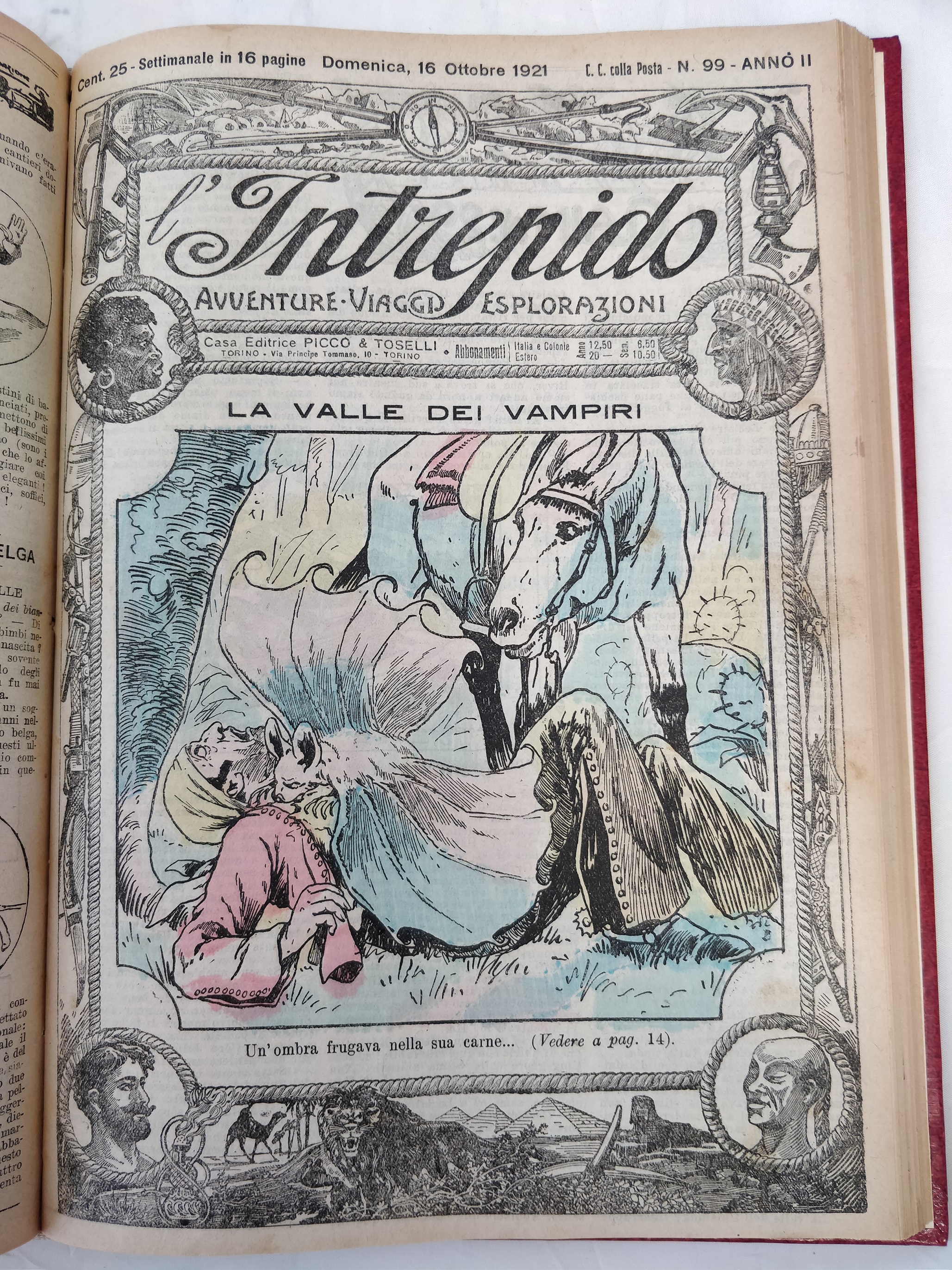 L'INTREPIDO. - Avventure, viaggi, esplorazioni.