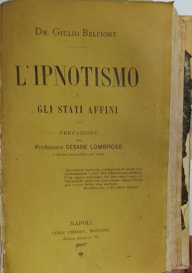 L'IPNOTISMO E GLI STATI AFFINI.