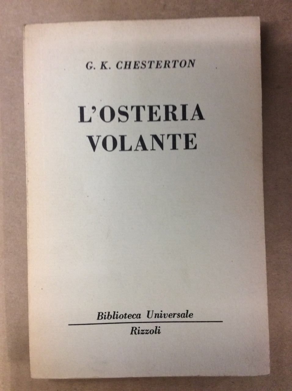 L'OSTERIA VOLANTE.