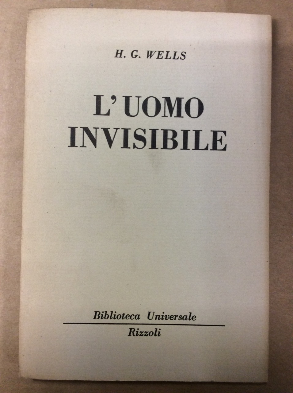 L'UOMO INVISIBILE.