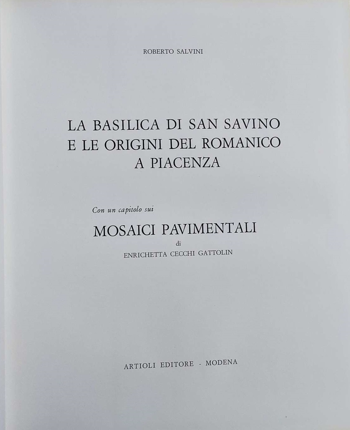 LA BASILICA DI SAN SAVINO E LE ORIGINI DEL ROMANICO …