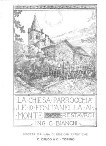 LA CHIESA PARROCCHIALE DI FONTANELLA AL MONTE. - Restauro.