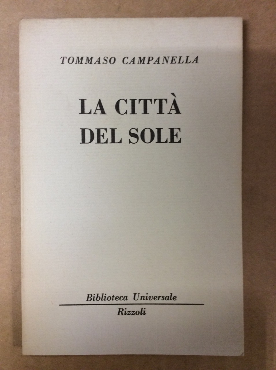 LA CITTA' DEL SOLE.