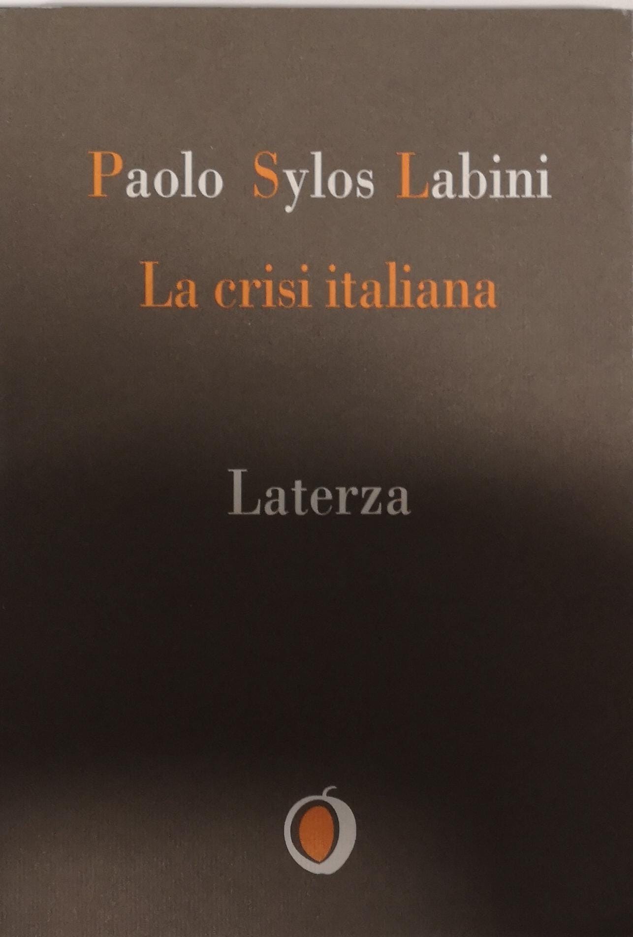 LA CRISI ITALIANA.