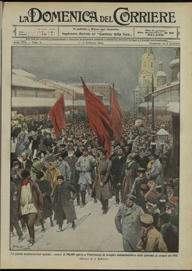 LA DOMENICA DEL CORRIERE. 1 - 8 Febbraio 1914. Anno …