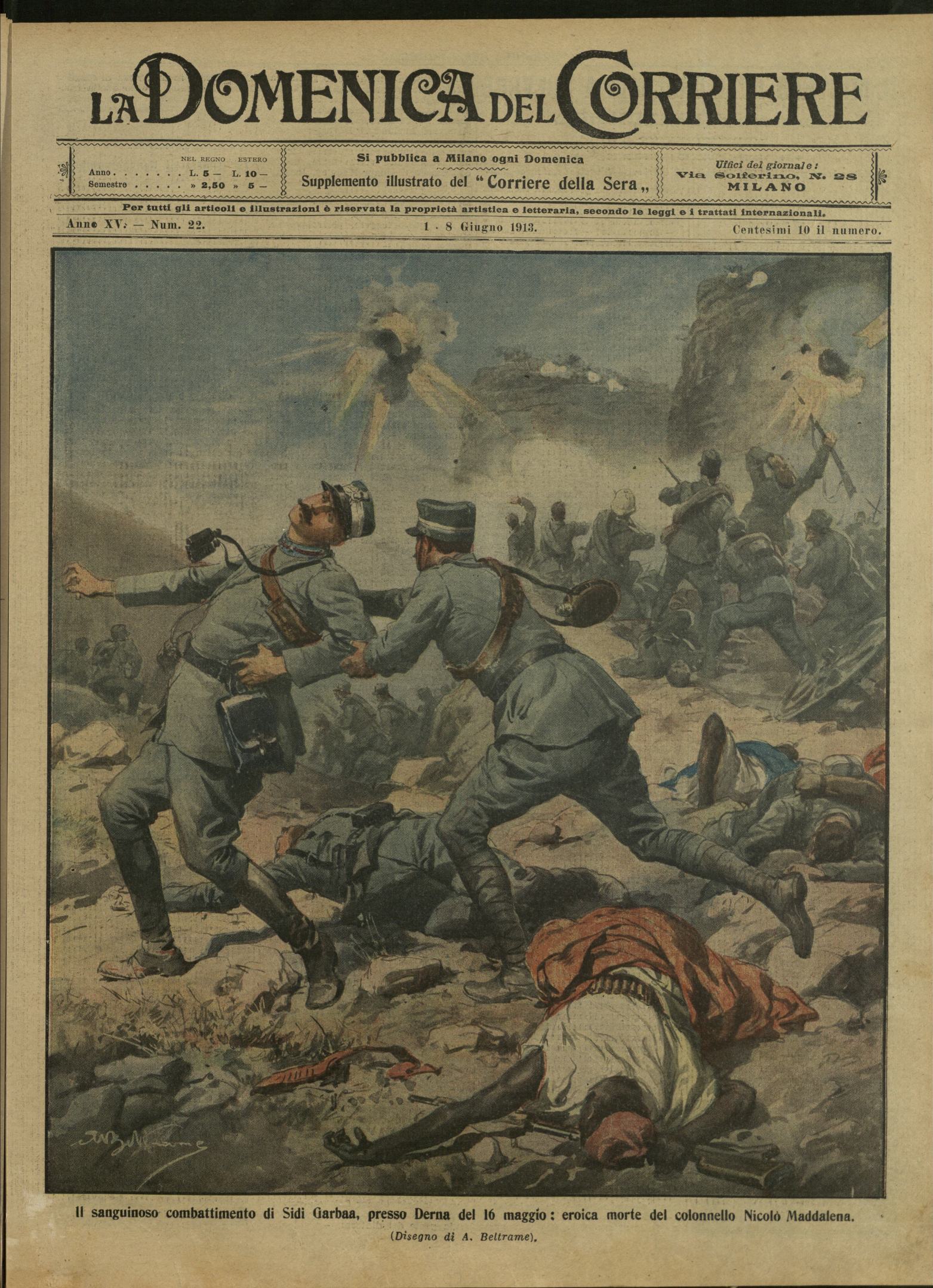 LA DOMENICA DEL CORRIERE. 1 - 8 Giugno 1913. Anno …
