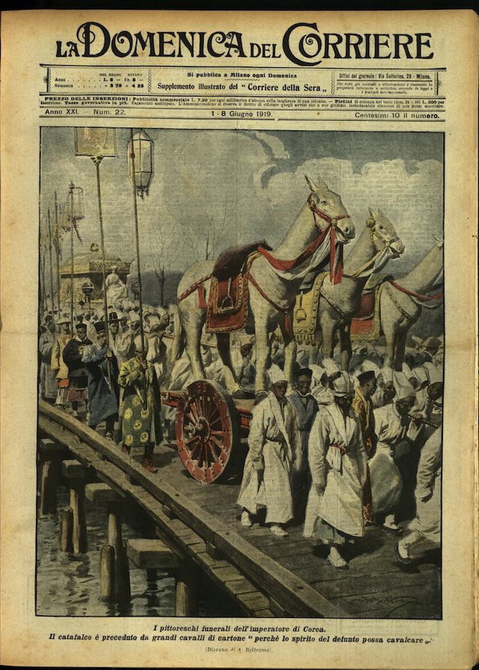 LA DOMENICA DEL CORRIERE. 1 - 8 Giugno 1919. Anno …