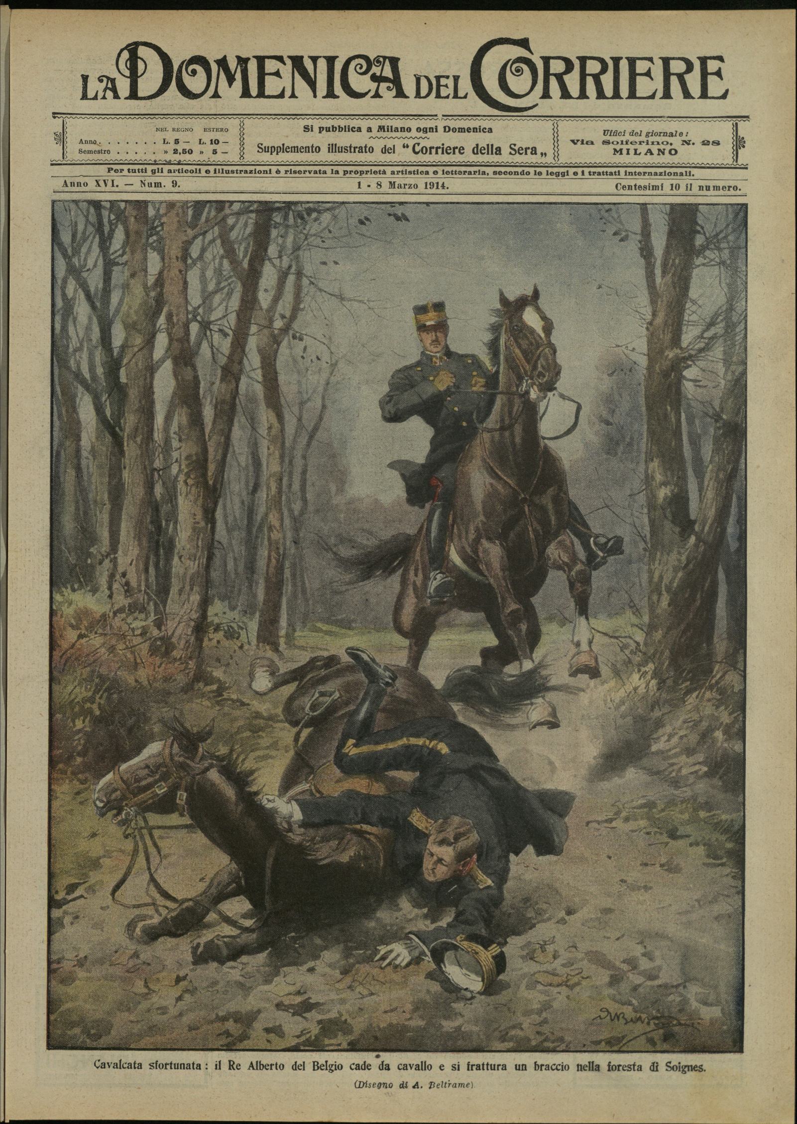 LA DOMENICA DEL CORRIERE 1 - 8 Marzo 1914 Anno …