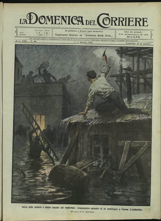 LA DOMENICA DEL CORRIERE. 1 - 8 Ottobre 1911. Anno …