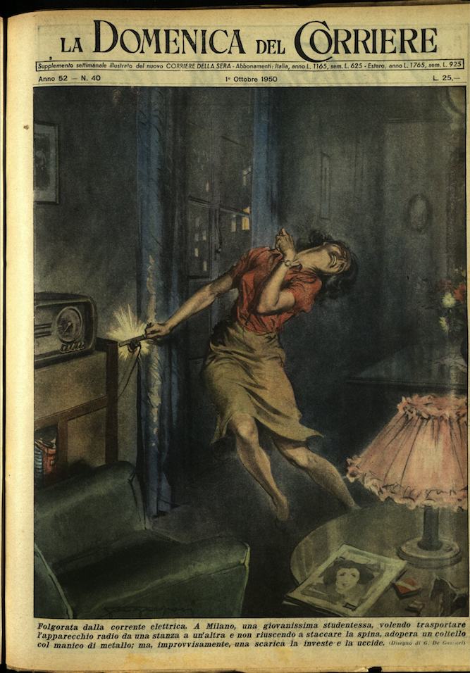 LA DOMENICA DEL CORRIERE. 1 ottobre 1950. Anno LII - …