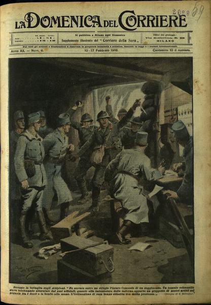 LA DOMENICA DEL CORRIERE. 10 - 17 febbraio 1918. Anno …