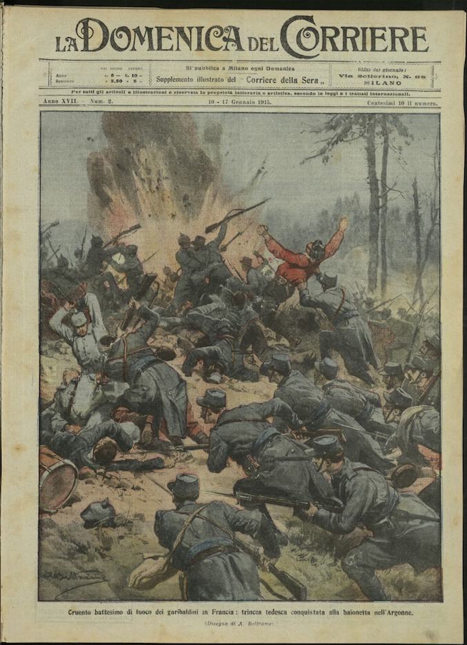 LA DOMENICA DEL CORRIERE. 10 - 17 gennaio 1915. Anno …
