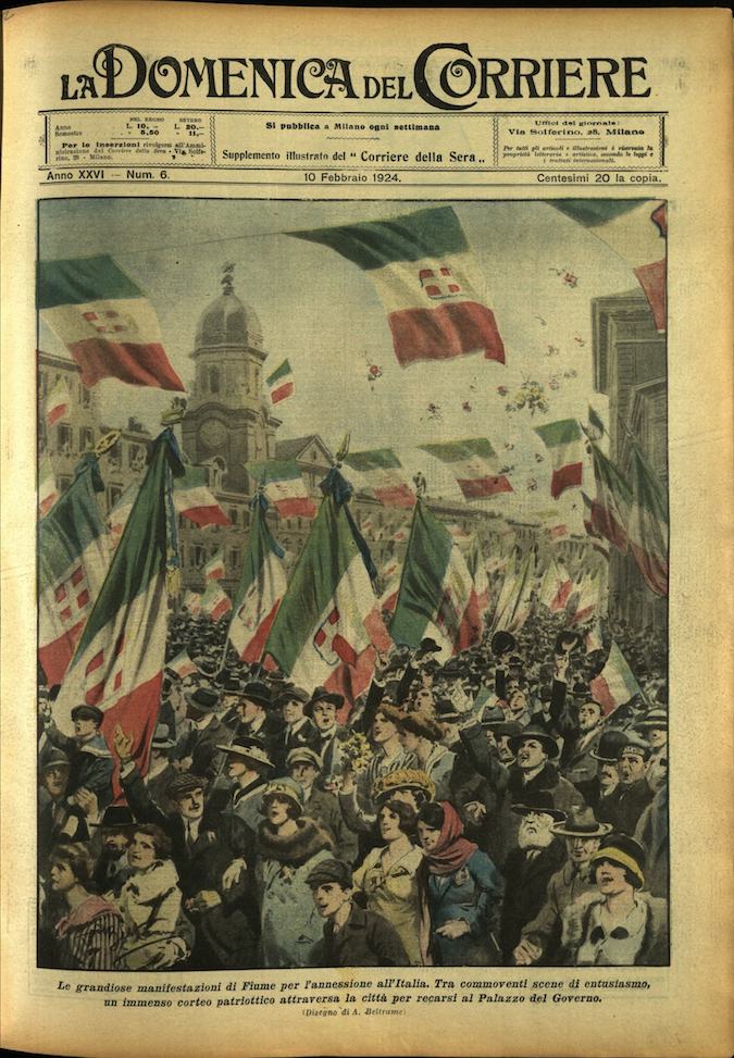 LA DOMENICA DEL CORRIERE. 10 Febbraio 1924. Anno XXVI - …