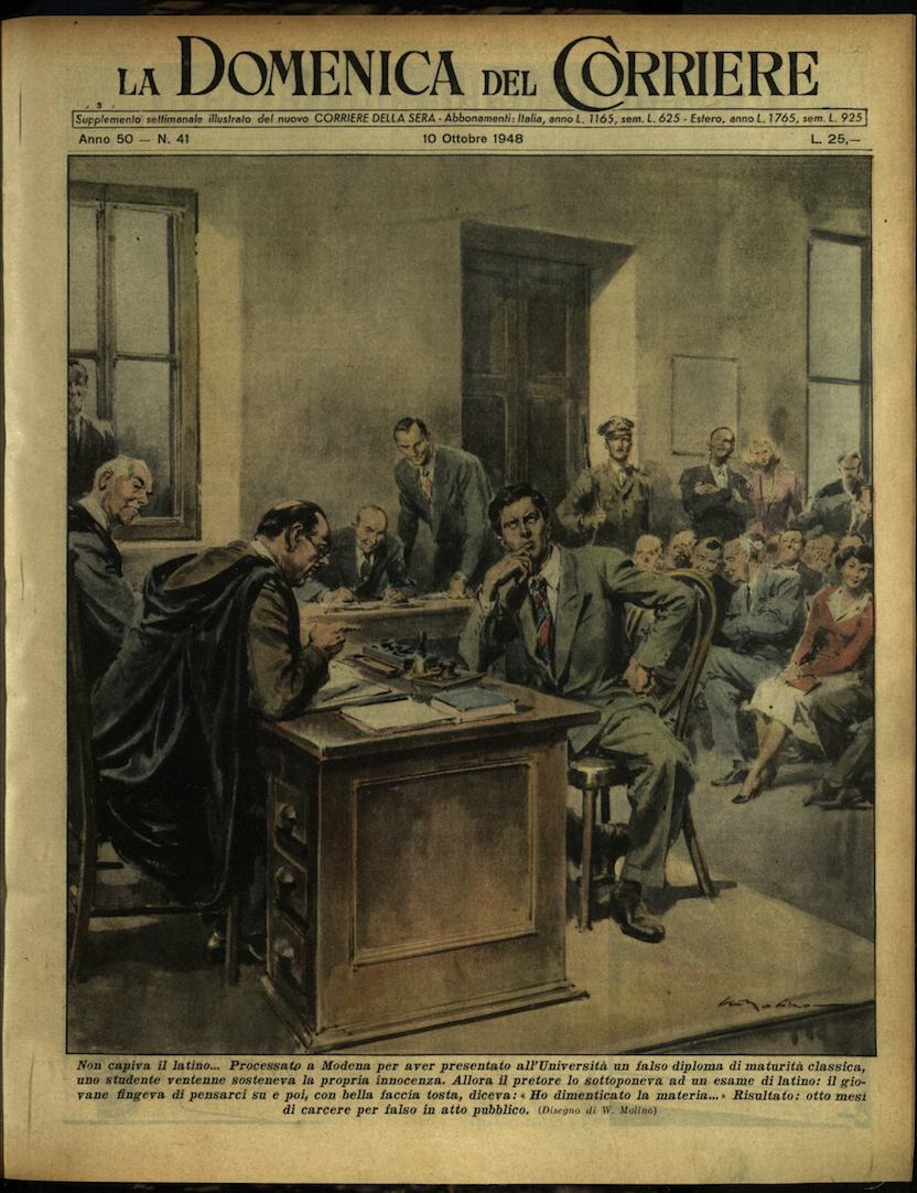 LA DOMENICA DEL CORRIERE. 10 ottobre 1948. Anno L - …