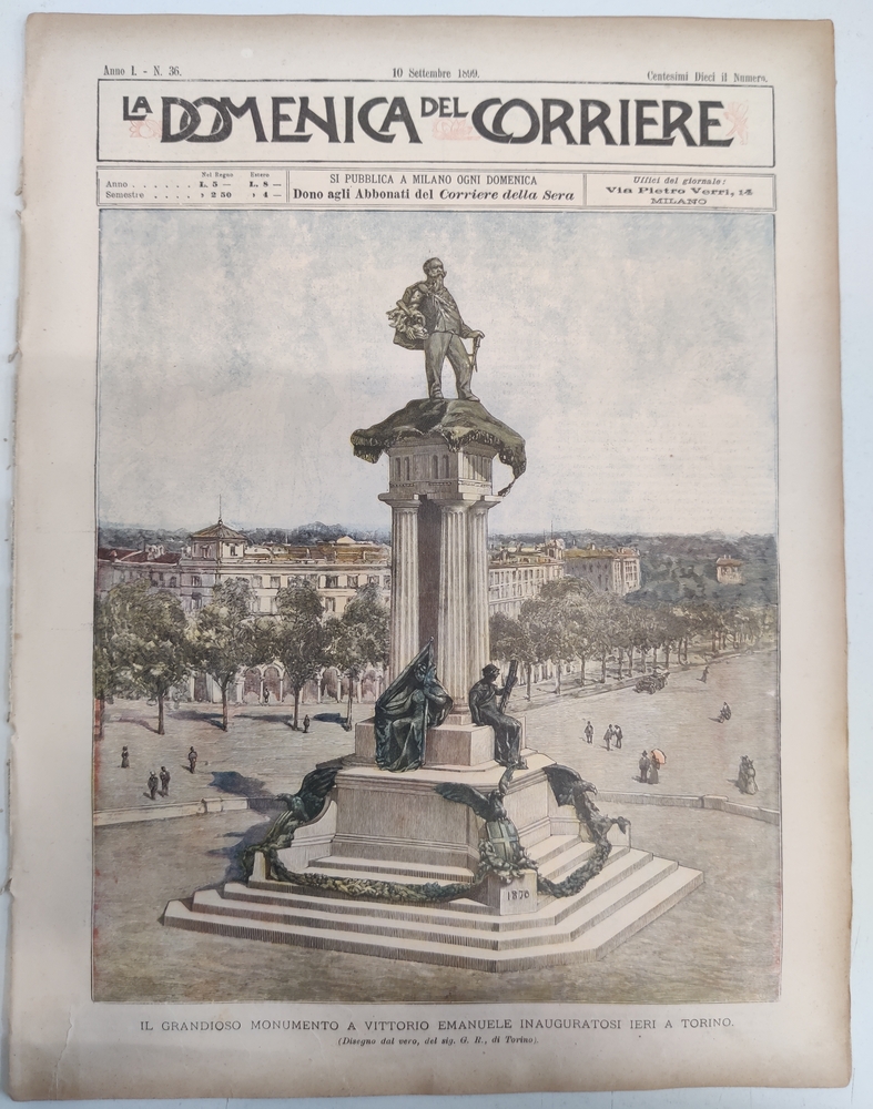 LA DOMENICA DEL CORRIERE 10 Settembre 1899 Anno I - …