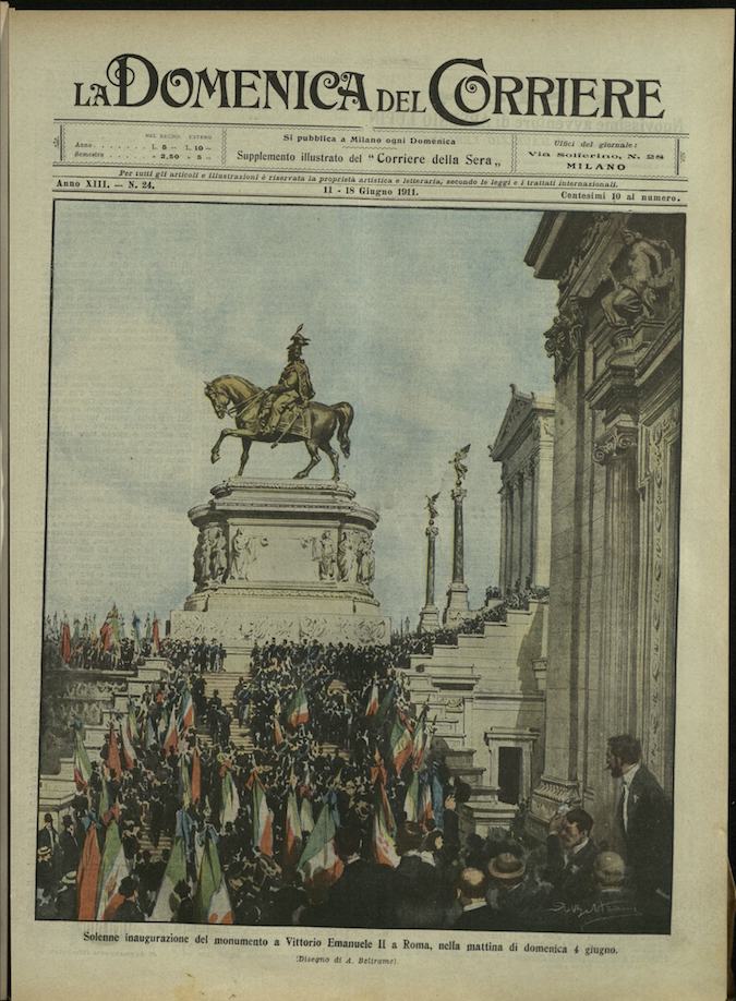 LA DOMENICA DEL CORRIERE. 11 - 18 giugno 1911. Anno …
