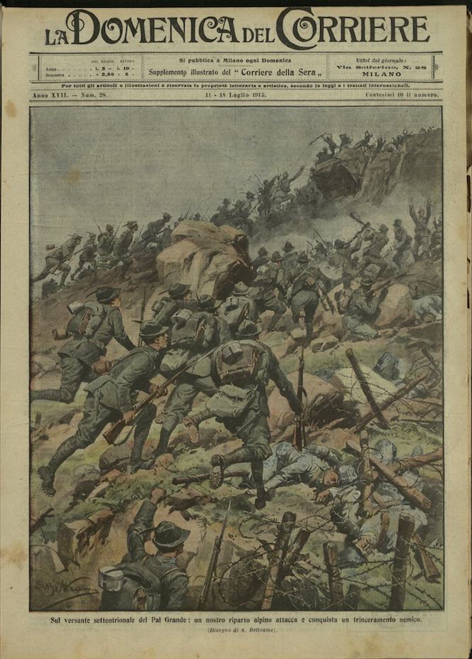LA DOMENICA DEL CORRIERE. 11 - 18 Luglio 1915. Anno …