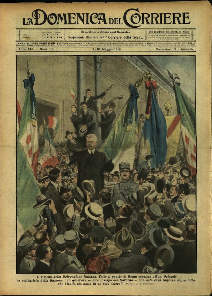 LA DOMENICA DEL CORRIERE. 11 - 18 maggio 1919. Anno …