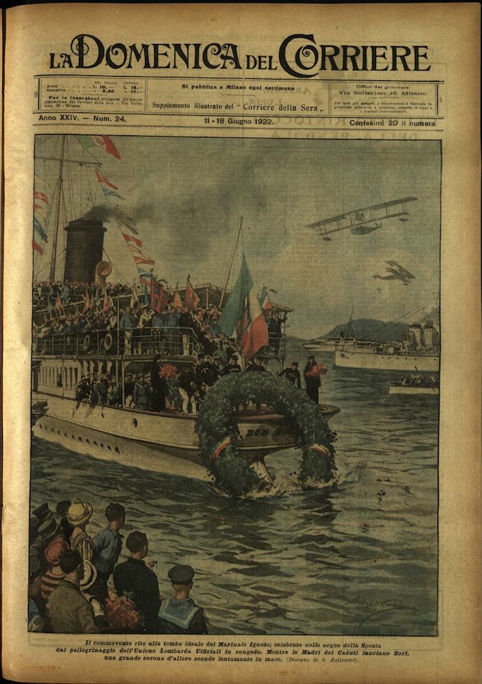 LA DOMENICA DEL CORRIERE. 11- 18 giugno 1922. Anno XXIV …