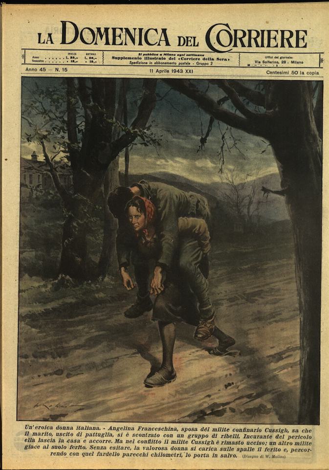 LA DOMENICA DEL CORRIERE. 11 aprile 1943. Anno XLV - …